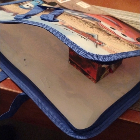 Cars Full Wrap Around Zippered Tote Bag - Picture 3 of 8